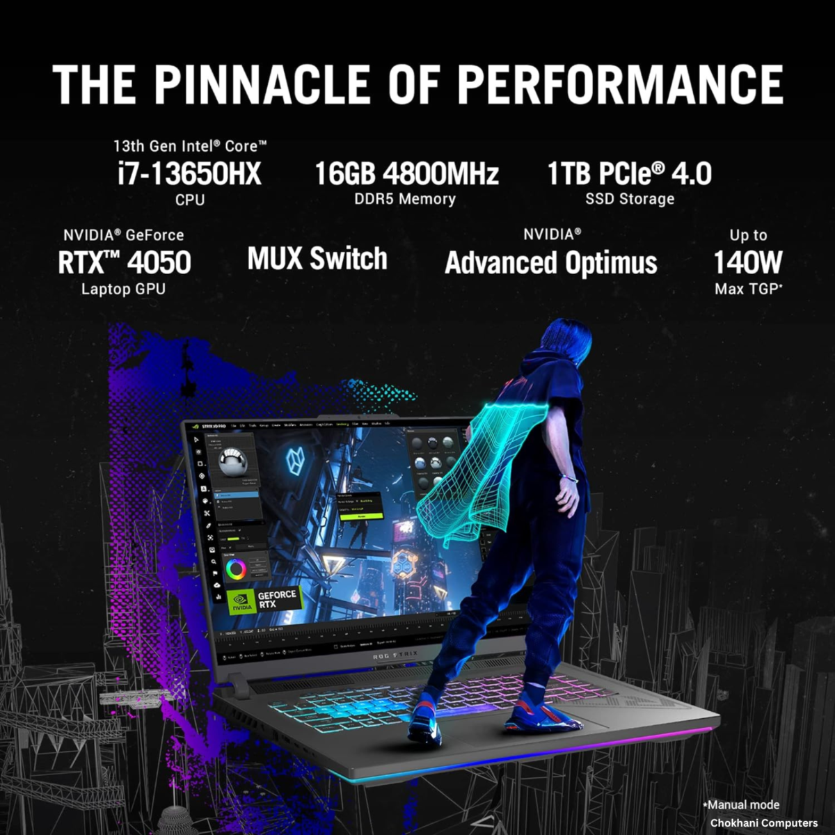 ROG Strix G16 G614JU-N3200WS - Image 4