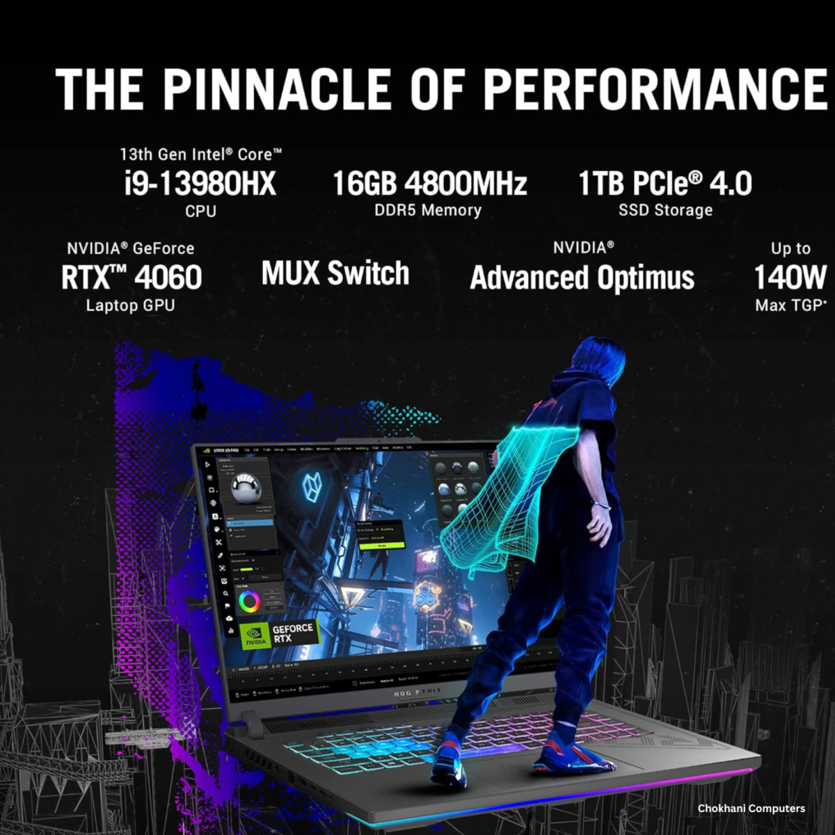ROG Strix G16   G614JV-N4141WS - Image 3