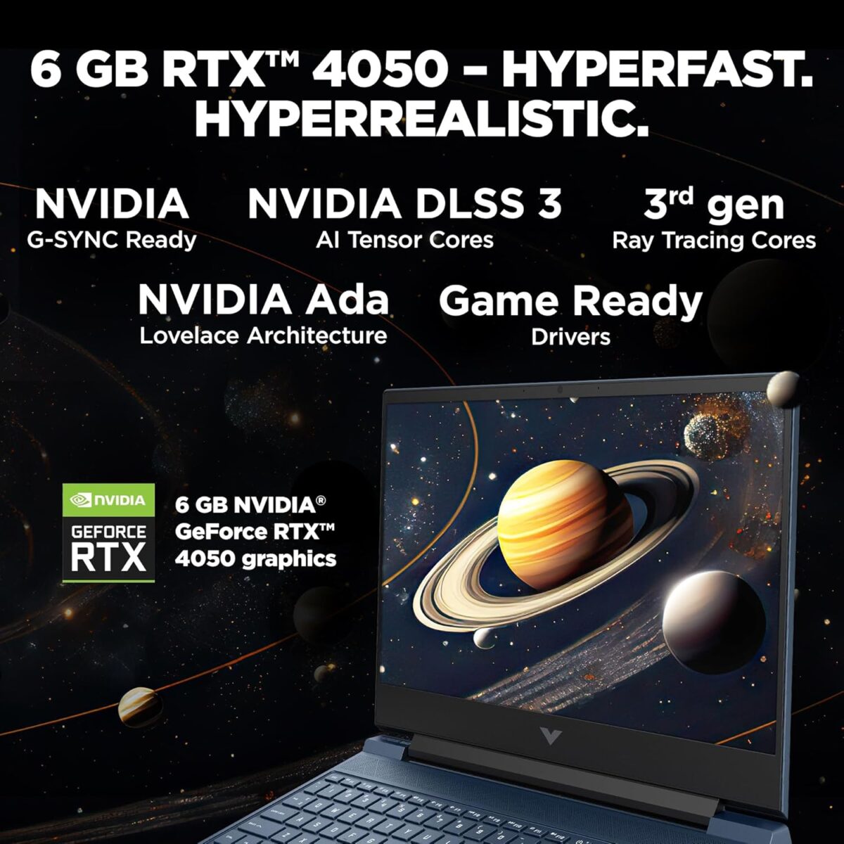 HP Victus 39.6 cm (15.6) Gaming Laptop 15-fa1317TX - Image 3