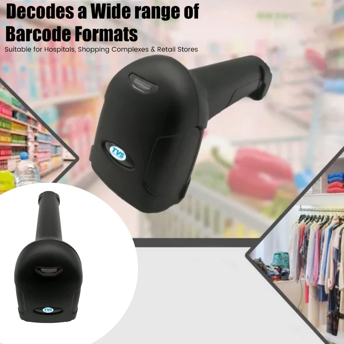 TVS 2D i201G Barcode Scanner - Image 3